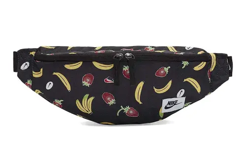 Nike Heritage Polyester Fanny Pack Regular Unisex Black