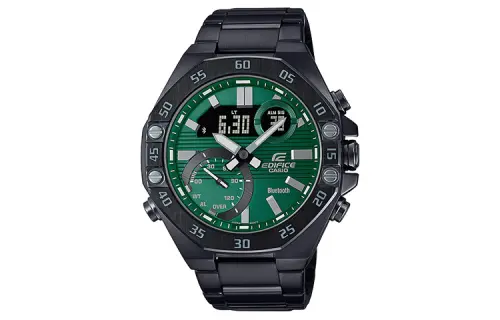 CASIO Men EDIFICE Green Watch ECB-10DC-3A