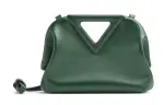 Bottega Veneta Leather Handbag Women's Rainforest Green