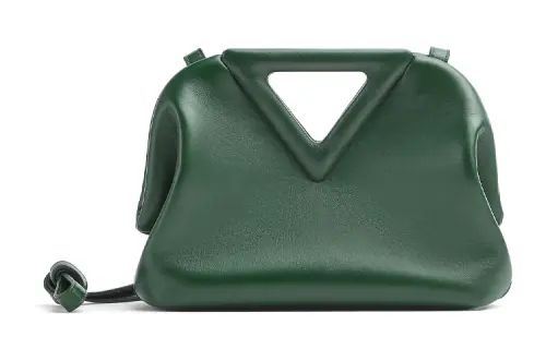 Bottega Veneta Leather Handbag Women's Rainforest Green