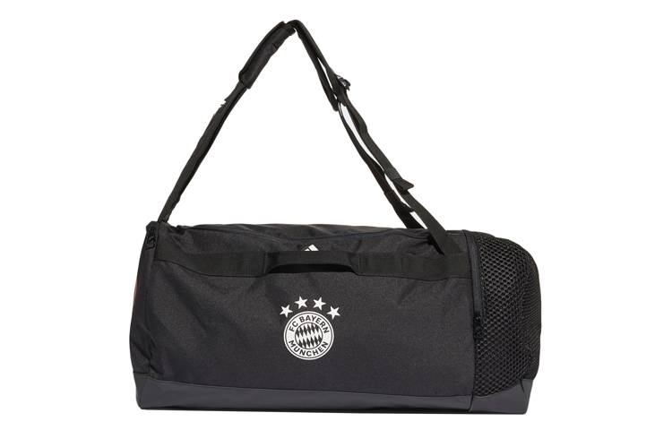 Adidas Recycled Polyester Plain Weave Portable One Shoulder Backpack Unisex Black