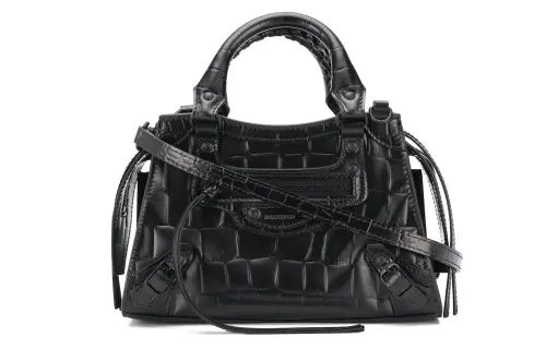 Balenciaga Neo Classic Calfskin Shoulder Bag, Crossbody Bag, Handbag Mini Women's Black