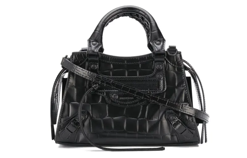 Balenciaga Neo Classic Calfskin Shoulder Bag, Crossbody Bag, Handbag Mini Women's Black
