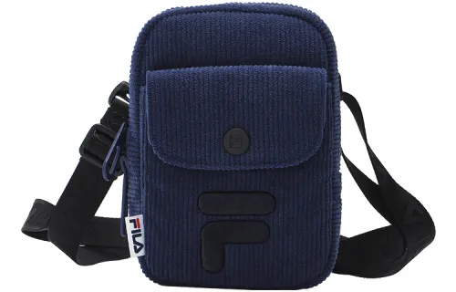 FILA Fabric Shoulder Bag, Crossbody Bag Regular Unisex Deep Dream Blue