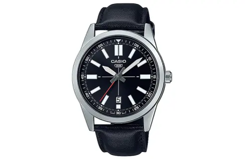 CASIO Men Standard Series Black Watch MTP-VD02L-1E