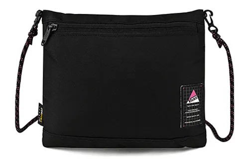Vans Polyester Shoulder Bag, Crossbody Bag Regular Unisex Black