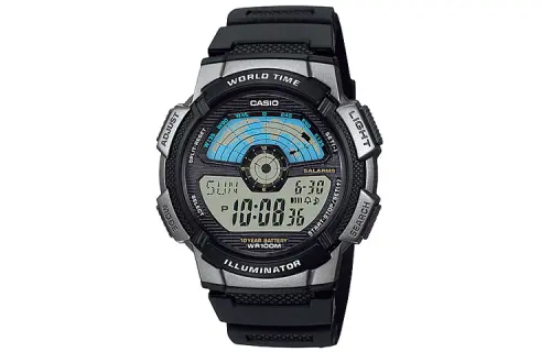 CASIO Men YOUTH Black Watch AE-1100W-1AV