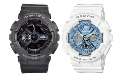CASIO Unisex Pair Table Series Blue Watch