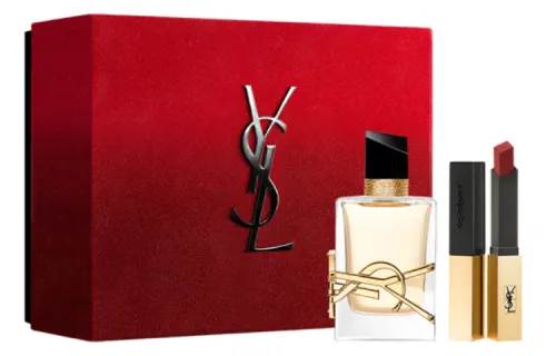 YSL, bar, lipstick, perfume, gift box, makeup primer, velvet matte set, long-term effect, translucent shading, Birthday gift
