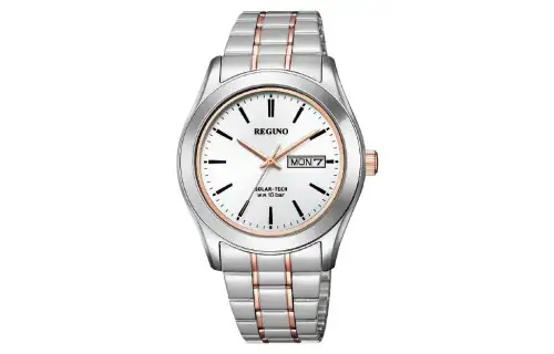 CITIZEN ['100', 301050]m Waterproof Solar Quartz Movement Stainless Steel Strap Watch 37.5mmm