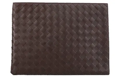 Bottega Veneta Leather Clutch Medium Women's Brown