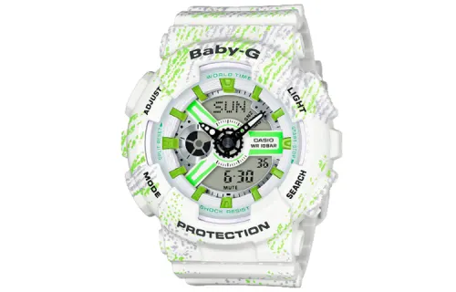 CASIO Women's BABY-G Green Watch BA-110TX-7A