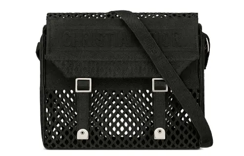 DIOR Canvas Messenger Bag, Shoulder Bag, Crossbody Bag Regular Women's Black