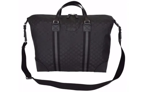 GUCCI Travel Duffle Monogram GG Black