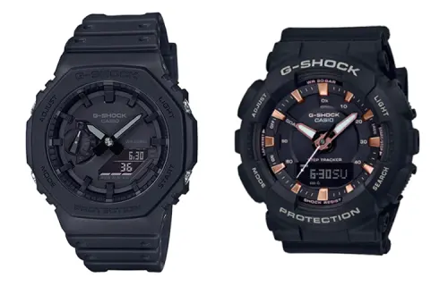 CASIO Unisex Pair Table Series Black Watch
