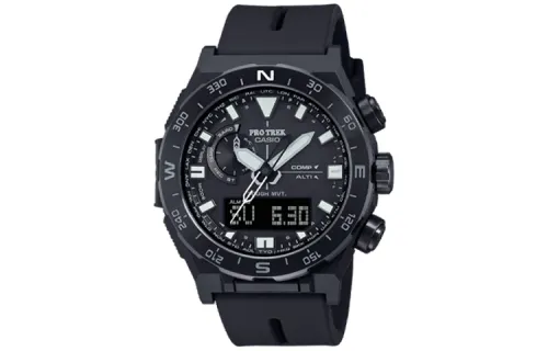 CASIO PRO TREK Collection Dual Display Watch Collection Quartz Movement Silicone Strap Watch