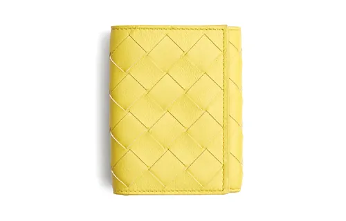 Bottega Veneta Bottega Veneta Luggage Collection Leather Wallet Unisex Yellow