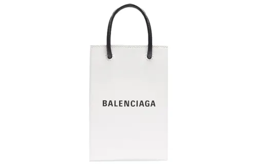 Balenciaga Shopping Phone Holder Tote Bag