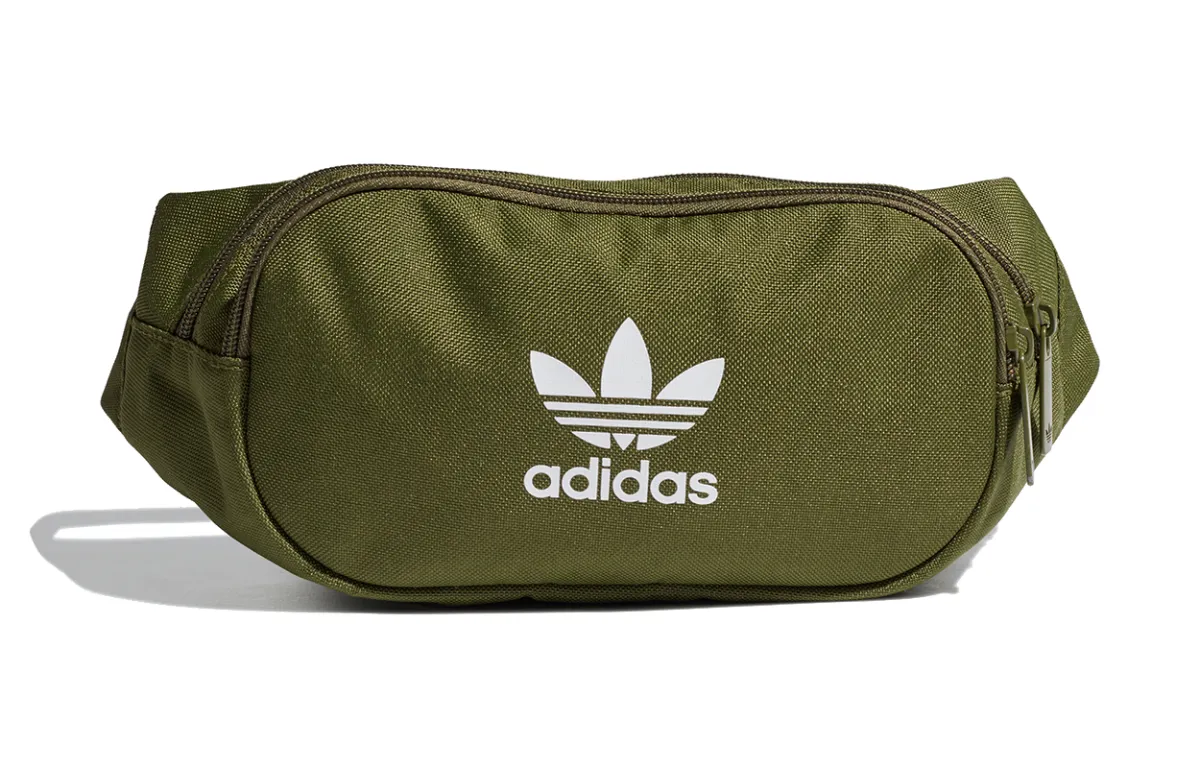 Adidas Originals Polyester Sling Bag, Fanny Pack, Shoulder Bag Unisex Green