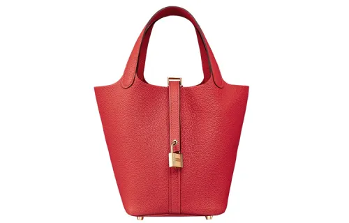 HERMES Picotin Lock Maurice Bullock Leather Basket Bag, Bucket Bag, Handbag 18 Women's