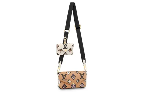 LOUIS VUITTON Félicie Strap & Go Wild At Heart Arizona Beige