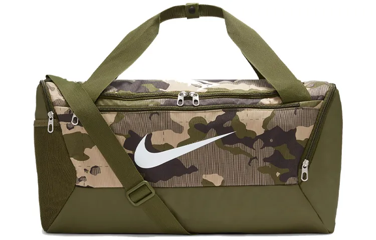Nike Large Capacity Polyester Crossbody Handbag, Travel Bag, Gym Bag Large Unisex Army Green