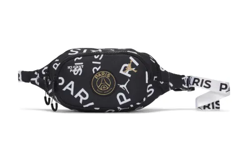 Jordan Polyester Crossbody Bag, Fanny Pack Regular Unisex Black