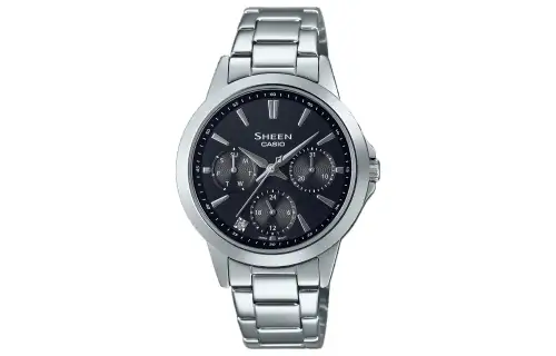 CASIO Women's SHEEN Black Watch SHE-3516D-1A