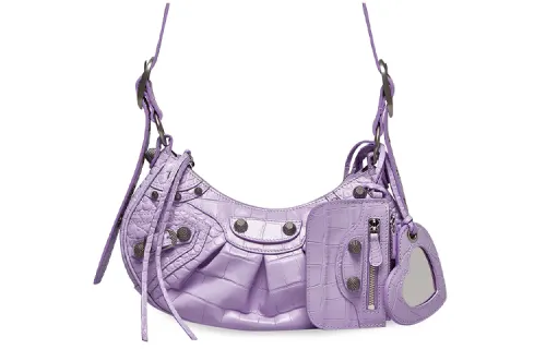 Balenciaga Le Cagole Embossed Xs Shoulder Bag