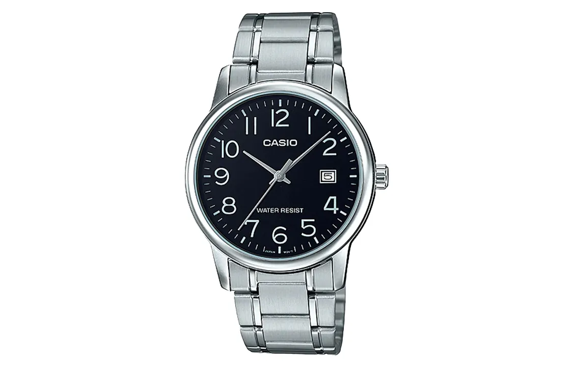 CASIO Men Standard Series Black Watch MTP-V002D-1B