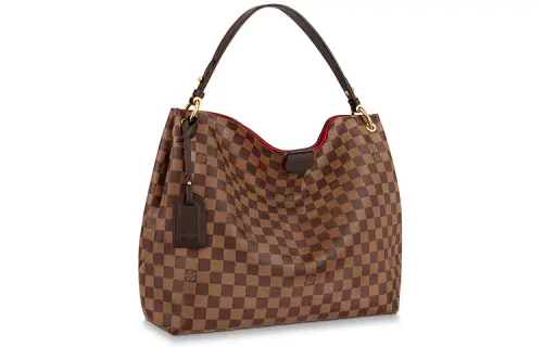 LOUIS VUITTON Graceful Damier Ebene Mm Cerise Lining