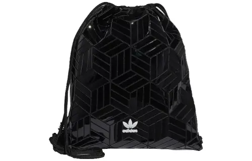 Adidas Originals Issey Miyake, Collaboration Polyurethane Backpack Gym Bag Large Unisex Black