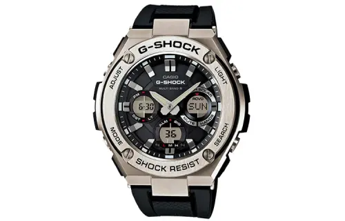 CASIO Men G-STEEL Series Black Watch GST-W110-1A