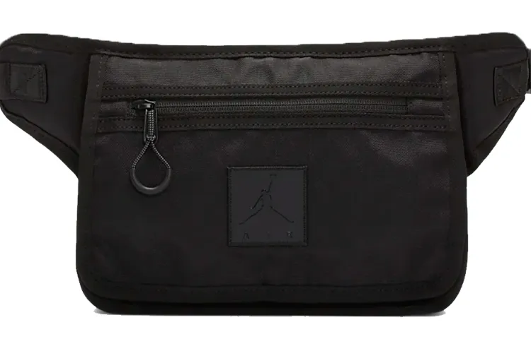 Jordan Polyester Crossbody Bag, Fanny Pack Regular Unisex Black