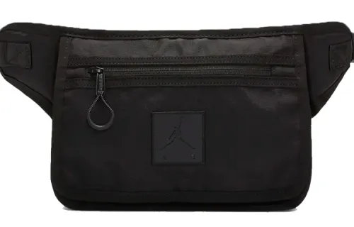 Jordan Polyester Crossbody Bag, Fanny Pack Regular Unisex Black