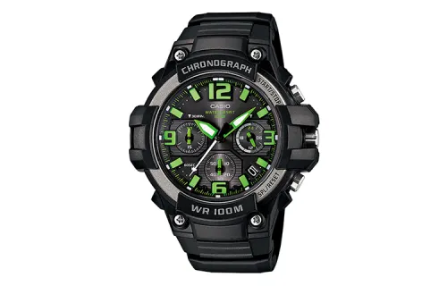 CASIO Men DRESS Black Watch MCW-100H-3AVDF
