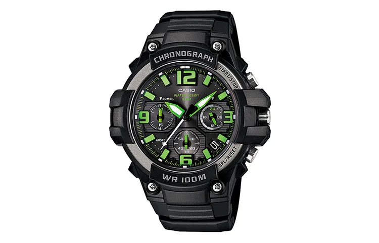 CASIO Men DRESS Black Watch MCW-100H-3AVDF