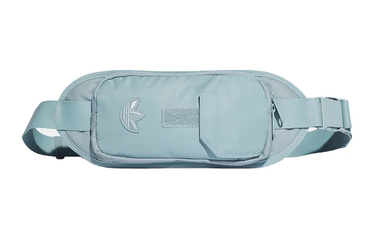 Adidas Originals Polyamide Sling Bag, Crossbody Bag, Fanny Pack Unisex Solid Color, Mint Green