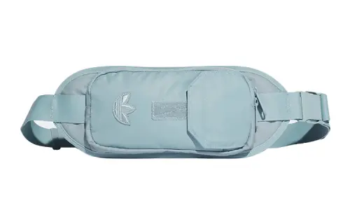 Adidas Originals Polyamide Sling Bag, Crossbody Bag, Fanny Pack Unisex Solid Color, Mint Green
