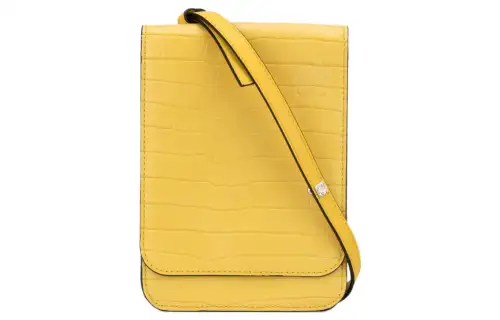 LOEWE Calfskin Camera Bag, Crossbody Bag, Shoulder Bag Unisex Yellow