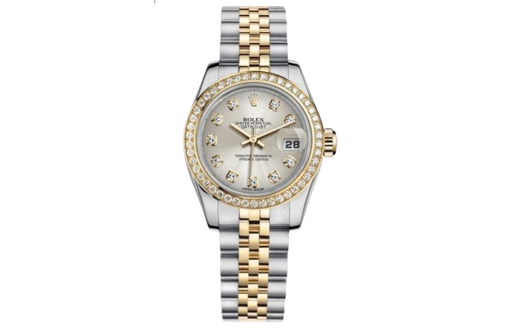 ROLEX Women's Apparel Datejust Collection Automatic Mechanical Movement Women's Watch 26mm Silver Dial
