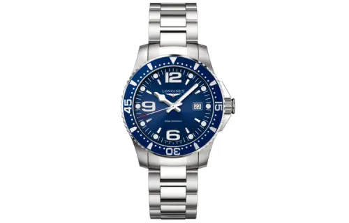 LONGINES Comcast Diving Collection Quartz Movement Men's Watches Watch 39mm Blue Dial Stainless Steel Watchband