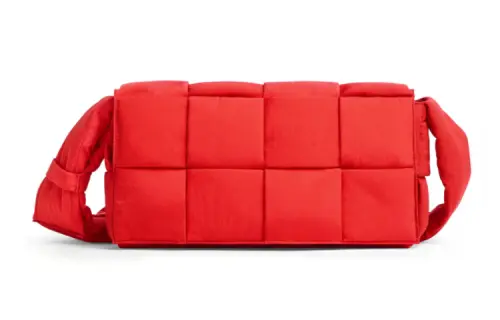 Bottega Veneta Padded Tech Cassette Tomato