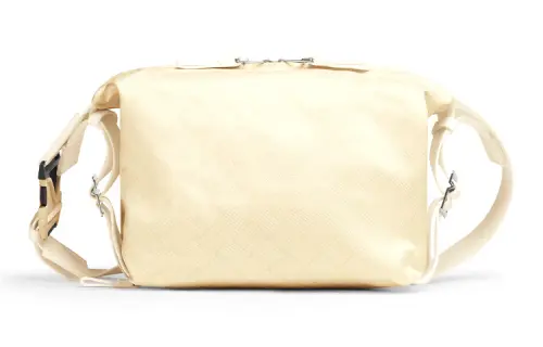 Bottega Veneta Nylon Fabric Crossbody Bag Men's White