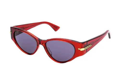 Bottega Veneta Sunglasses Unisex Red