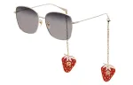 GUCCI Women's Fashion Inspired GG Sunglasses Gold