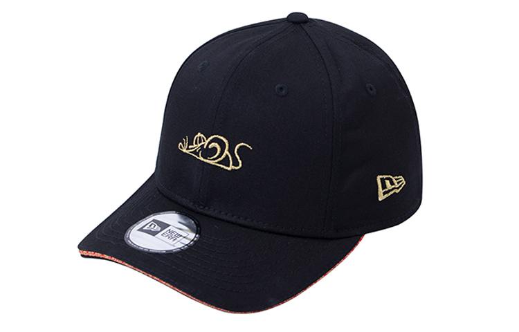 Бейсболка New Era Золотая крыса (черная)