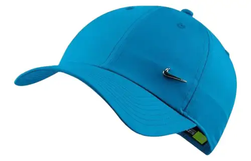 Nike Recycled Polyester Baseball Caps Unisex Blue