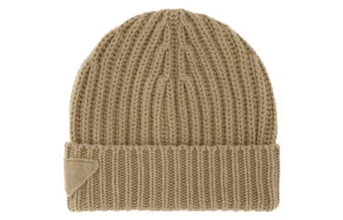 PRADA Beanies Unisex Khaki