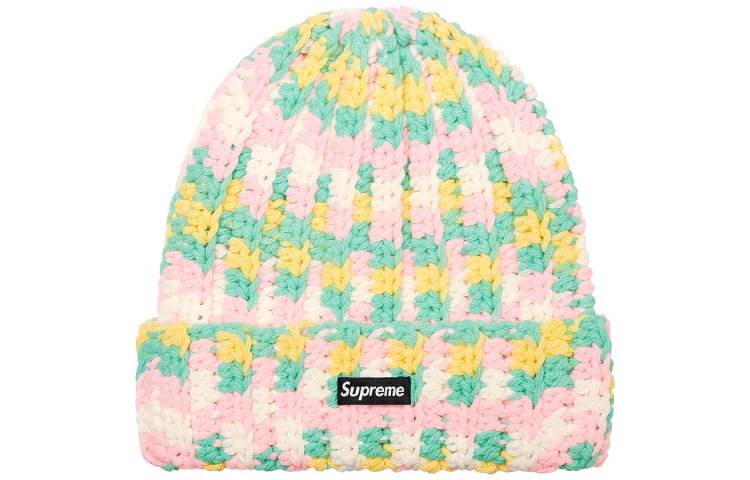 Шапка Supreme CROCHET BEANIE (серая)